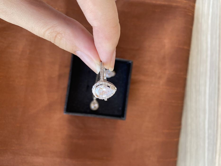 Уникален сребърен комплект “Сълза”