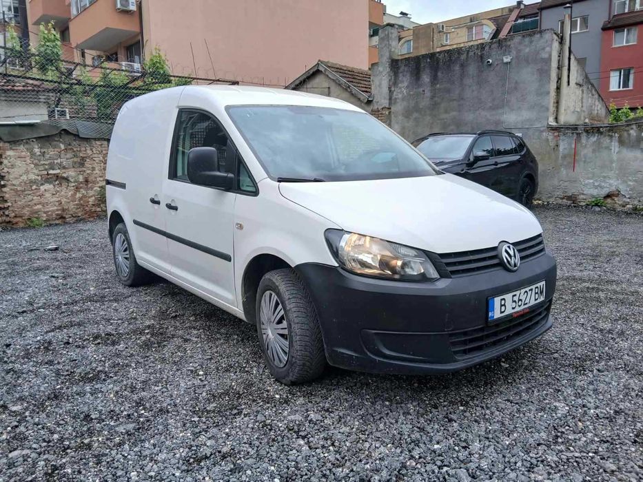 VW Caddy 1.6 TDI EURO 5 товарен, N1, 2 места, 2011 г.