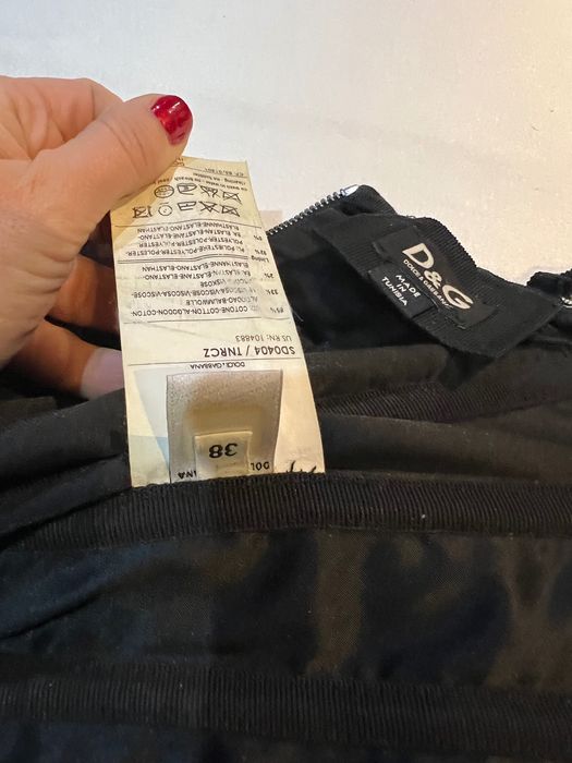 Dolce & Gabbana D&G рокля в стил корсет