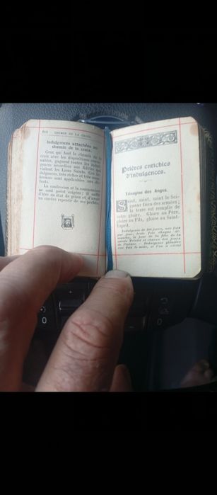 Уникален миниатюрен античен френски молитвеник -1908г- Бижу на благочестивата душа