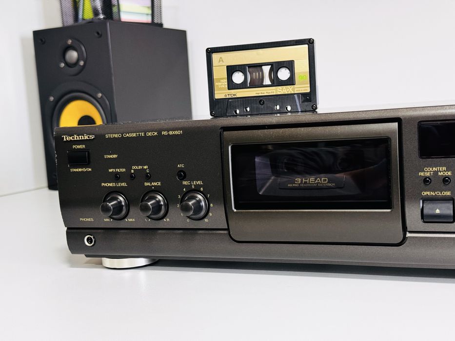 Deck de colecție TECHNICS RS-BX601, 3 HEAD,Tps,dolby,servisat,Japan !