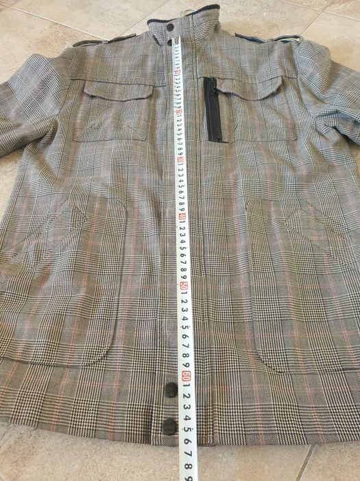 Geaca bărbați în carouri mărimea L