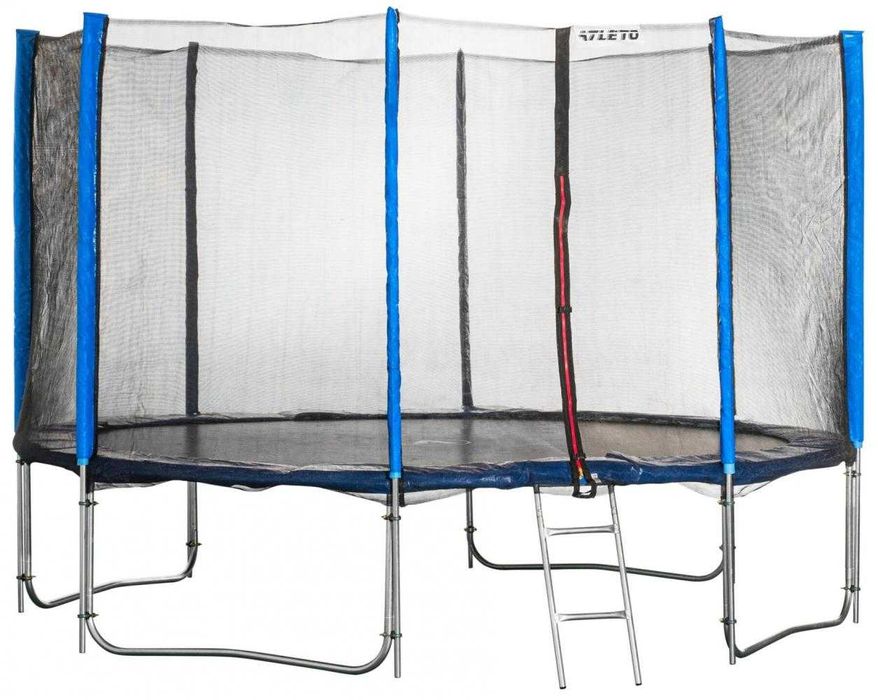 ПРОМОЦИЯ! Детски батут Atleto Ф366 см, зелен,син,червен 210 EUR