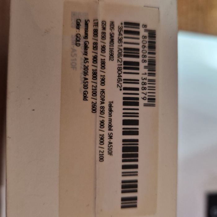 Samsung Galaxy A5 2016 Gold nefuncțional
