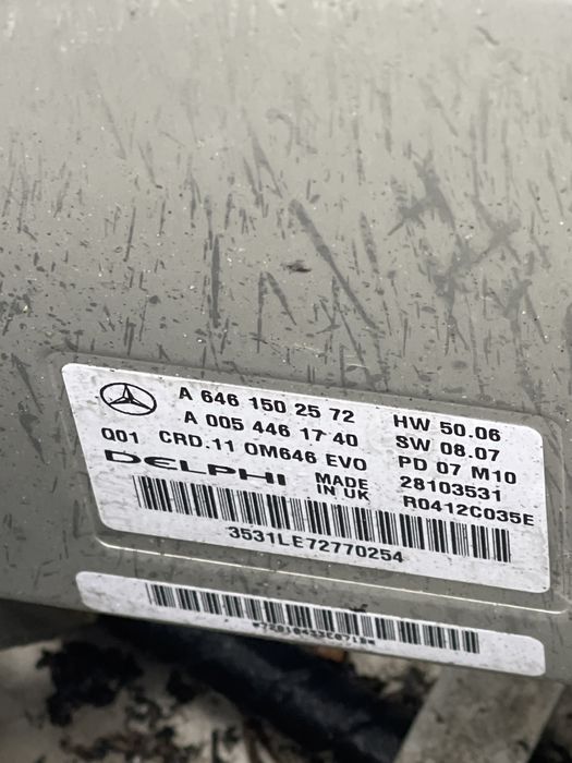 Calculator ecu Mercedes C-Class [W204] 2.2 cdi a6461502572