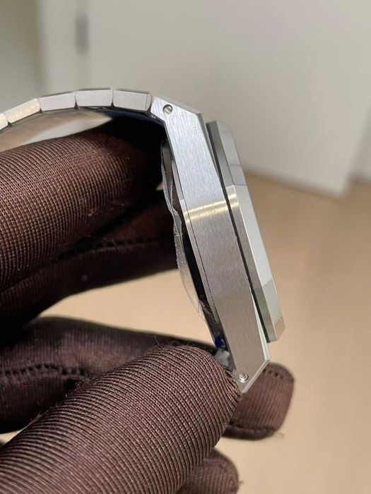 audemars piguet royal oak сребристо синьо