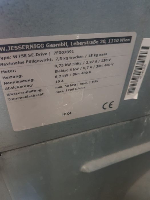 Masina de spălat industrială, profesională inox