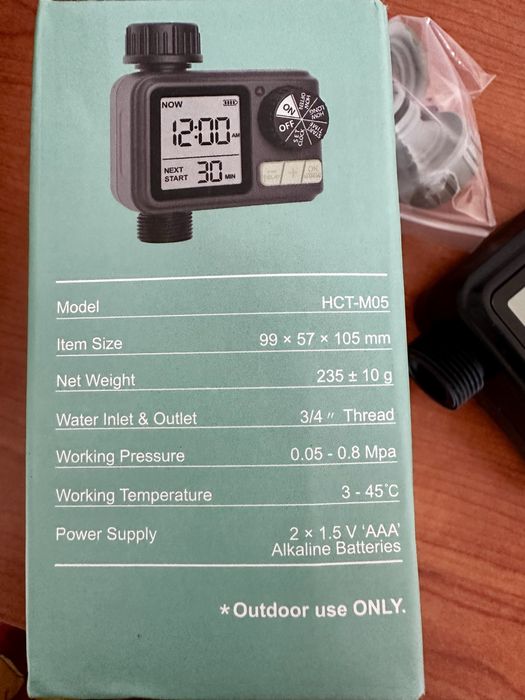 Tenporizator Irigatii Nou