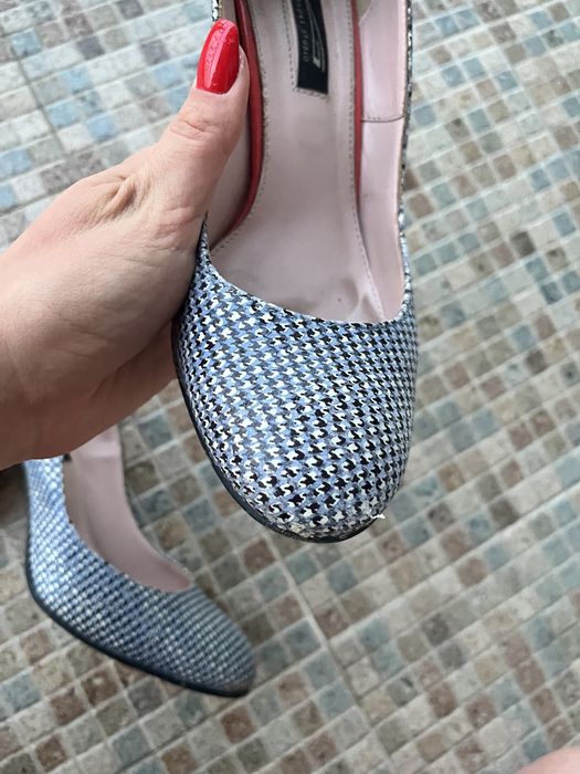 Pantofi din piele naturală Garkony Marime 37