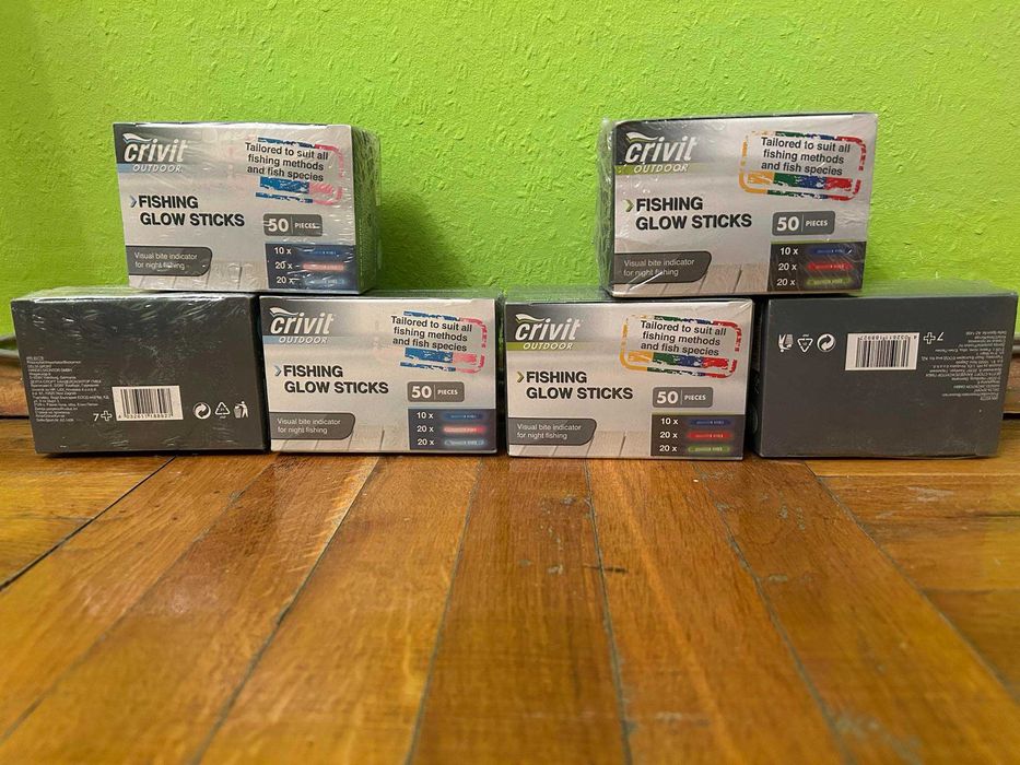 светещи ампули за нощен риболов