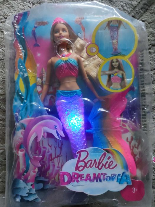 BARBIE Кукла русалка със светеща опашка