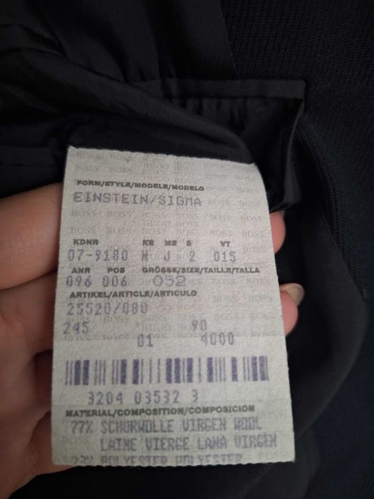 Мъжко черно сако Boss