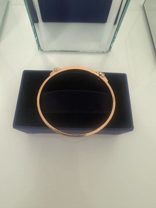 Гривна Swarovski розово злато