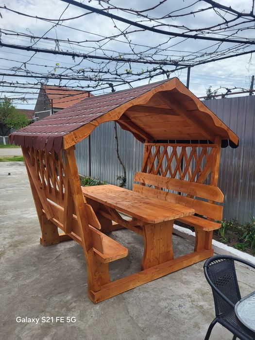 Foisor lemn masiv rustic