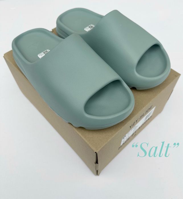 Papuci Sport Adidas Yeezy Slide Salt - 100% originali