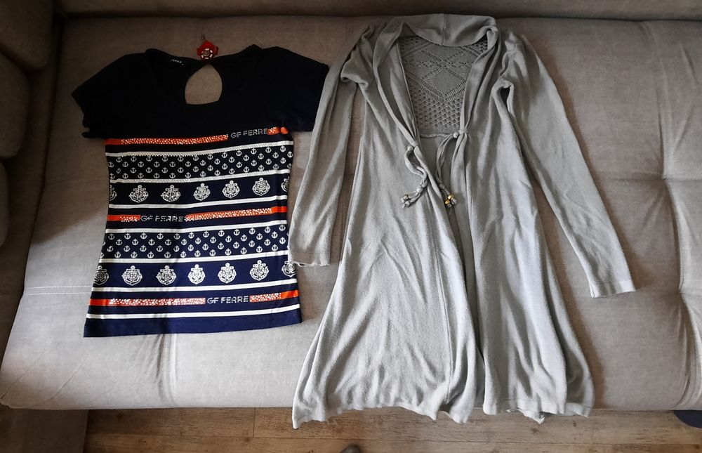 Футболка ковта юбка пиджак 44р.