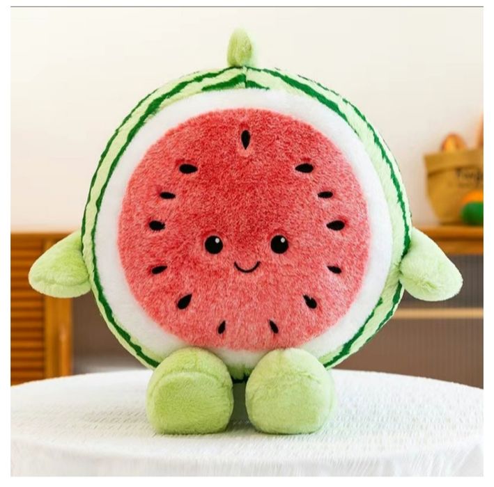 Мягкая игрушка подушка "Счастливый арбузик" 35 см