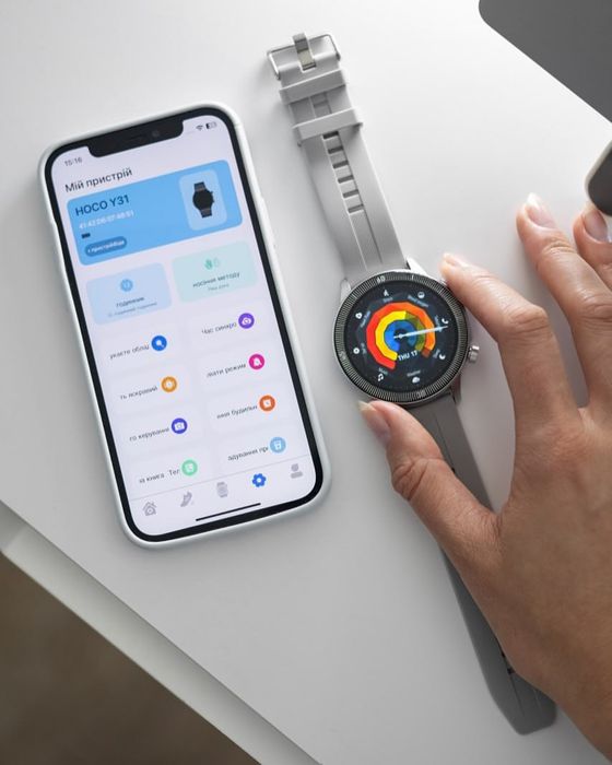 Смарт-часы HOCO Y31 черный