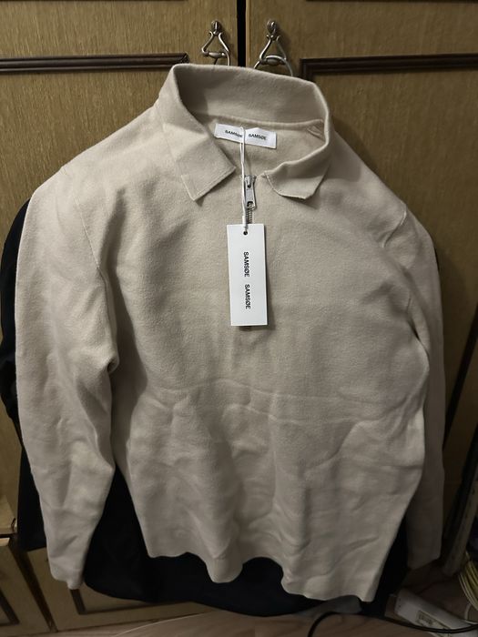 Samsøe samsøe guna half zip pure cashmere