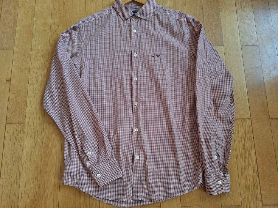 Мъжки ризи Armani jeans, размер XXL  и 3XL. Идеален вид!