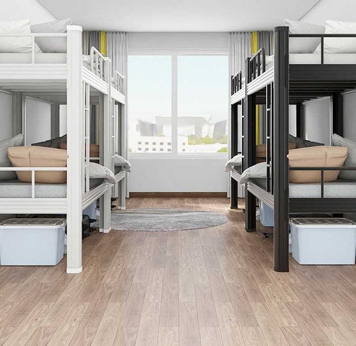 Двух этажная металлическая кровать/ ikki qavatli krovat/temirli krovat