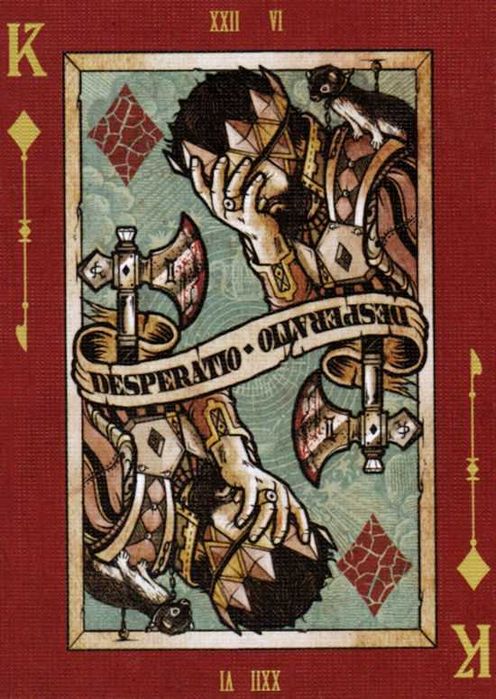 Коллекционные игральные карты Requiem, размер 7х12см