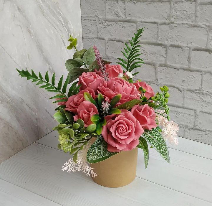 Букеты из мыла, прекрасный подарок