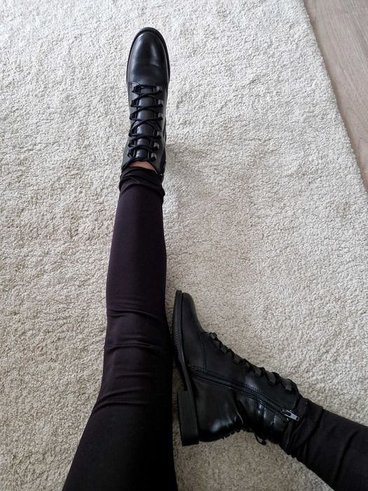 Tommy Hilfiger botine din piele, marimea 36