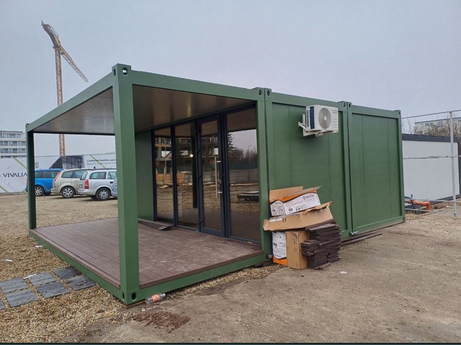 Vabd container cu alubond placat desing modern producator containere