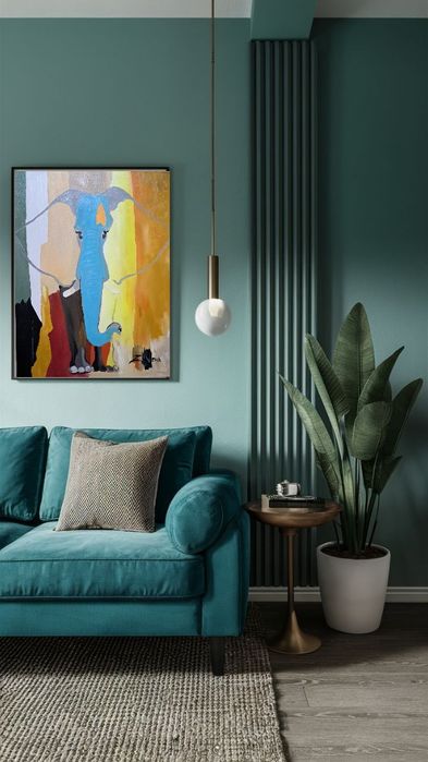 Картина маслом "Слон"