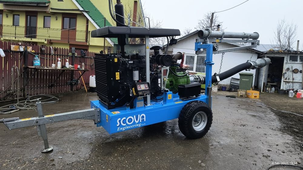 Motopompă Scova 75cp din 2025, 500 ore