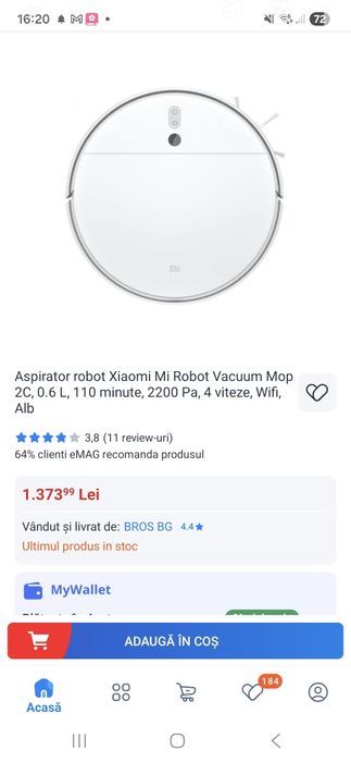 Xiaomi Mi Robot Vacuum Mop
