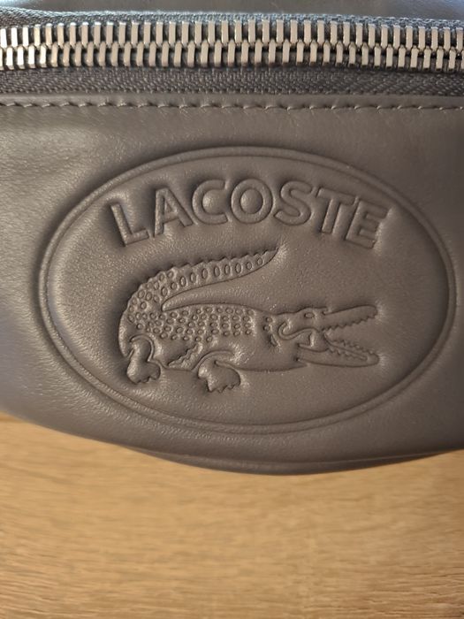 Borsetă Lacoste,nouă de piele