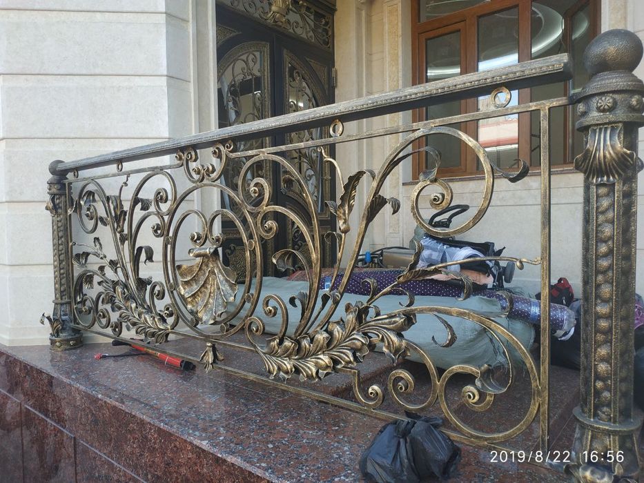 Дарвоза решотка навес перила ограждения ясаш бойаш ремонт