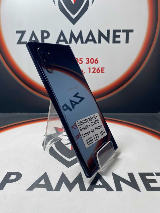 Zap Amanet Vitan - Samsung Note 10 Plus - Black - 256Gb