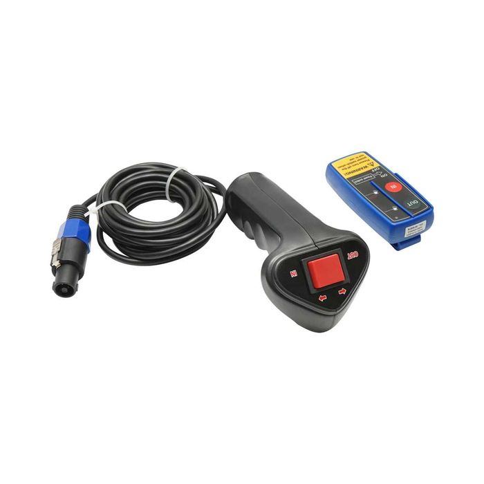 Troliu electric cu telecomanda 12V, 6.5cp, 6.1T (13500lbs) cablu otel 9x24m