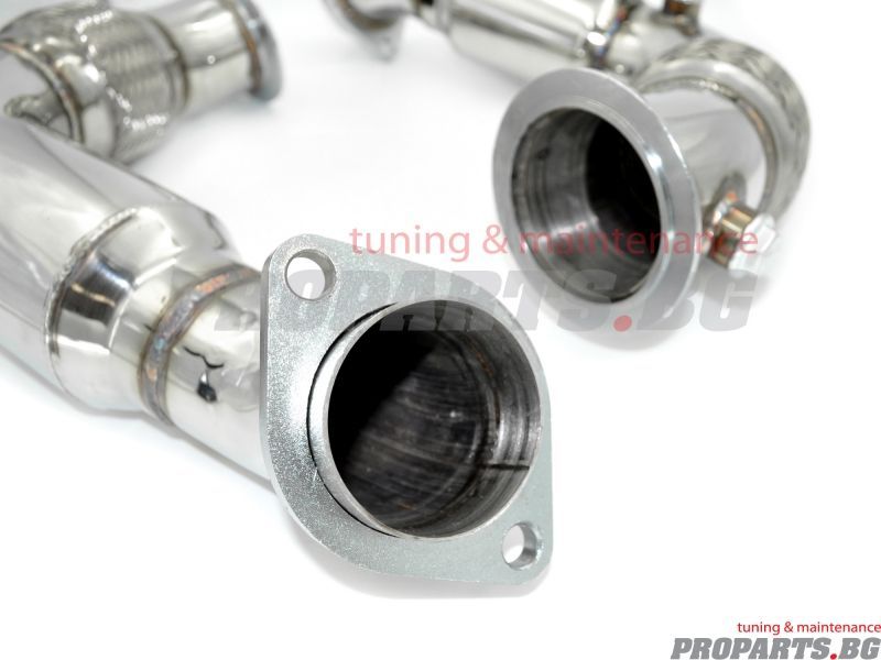 Downpipe за е70 e71 50i 550i 650i 750i N63 мотори даунпайп