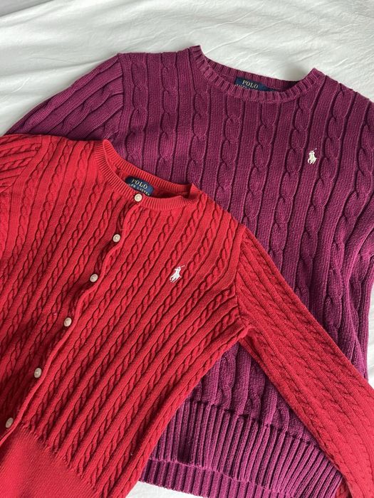 Красный кардиган ральф