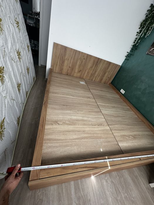 Pat mare 200x180+saltea
