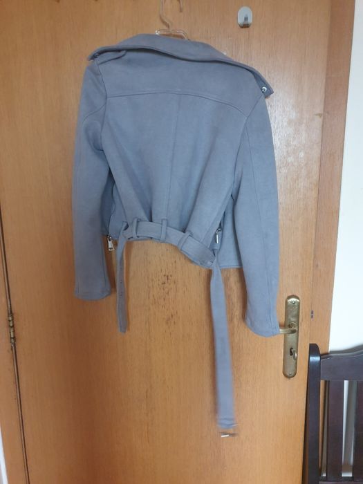 Дамски сиви боти Steve Madden + плътно яке