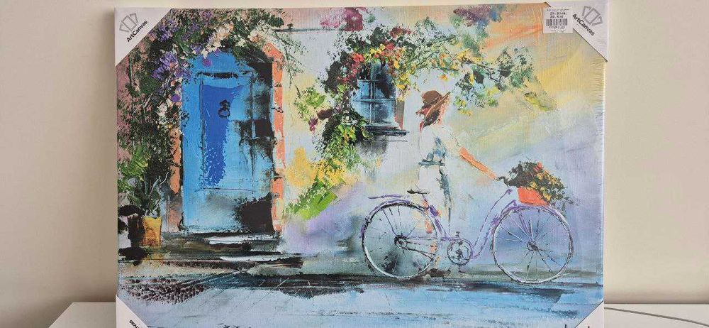 Картина 50*70 blue door канава