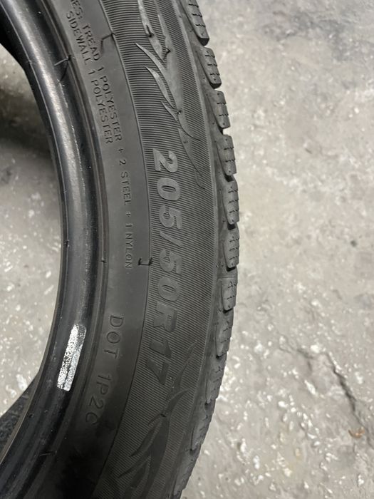 Vand 2 anvelope 205 50 17 m+s