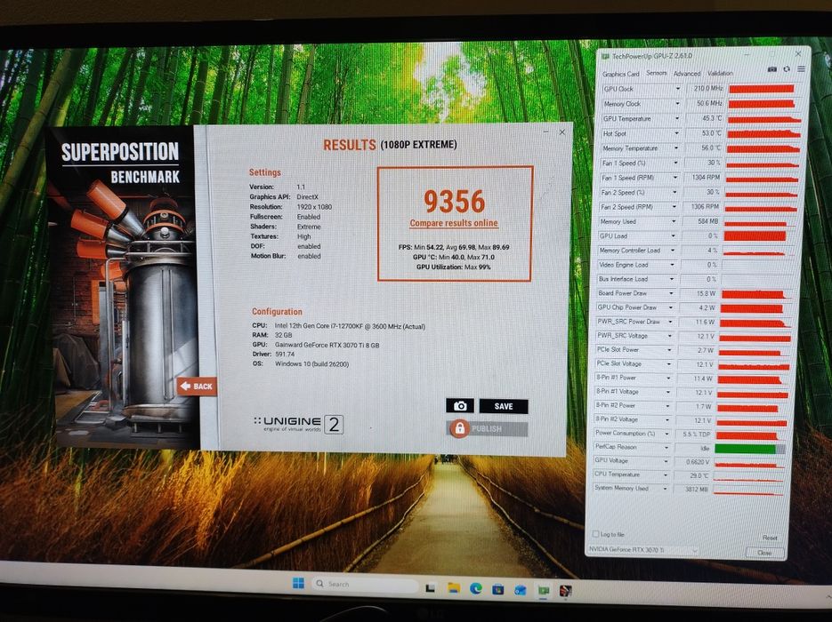 Nvidia rtx 3070 ti 8gb gainward phoenix