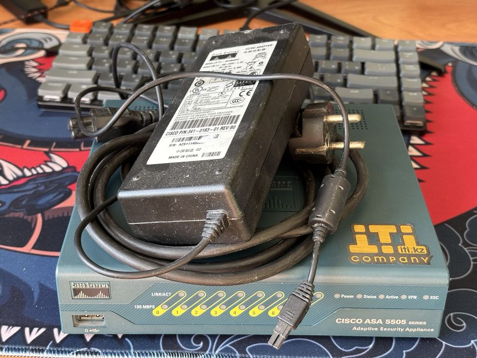 Cisco ASA 5505 + консольный кабель