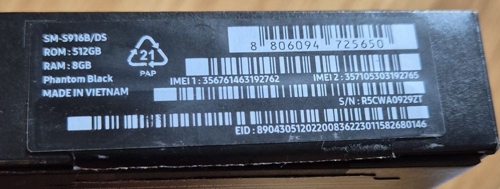 Samsung Galaxy S23+ Plus 512Gb
