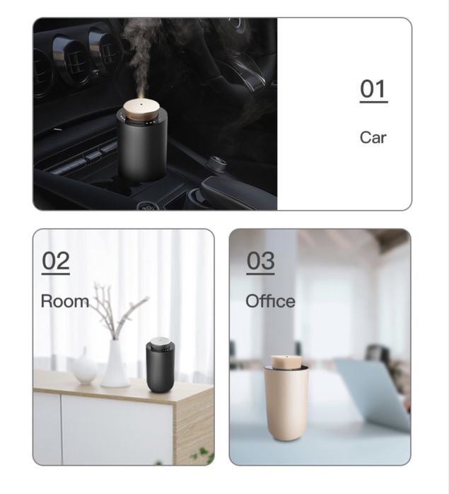 Ароматизатор дифузер с премиум масла – за дома, офиса и колата!!!