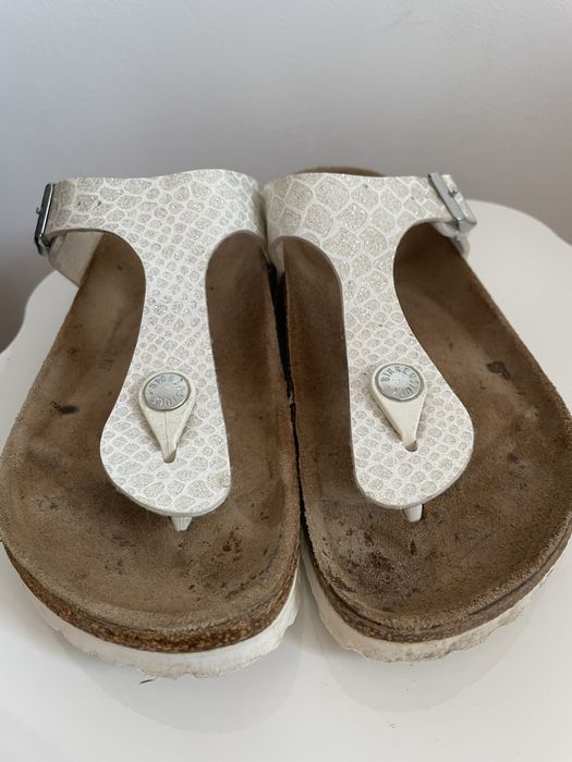 Birkenstock Gizeh alb aquatic lac 36