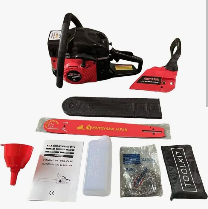 Drujba benzina motor puternic 52 cmc - lama 16" 40 cm