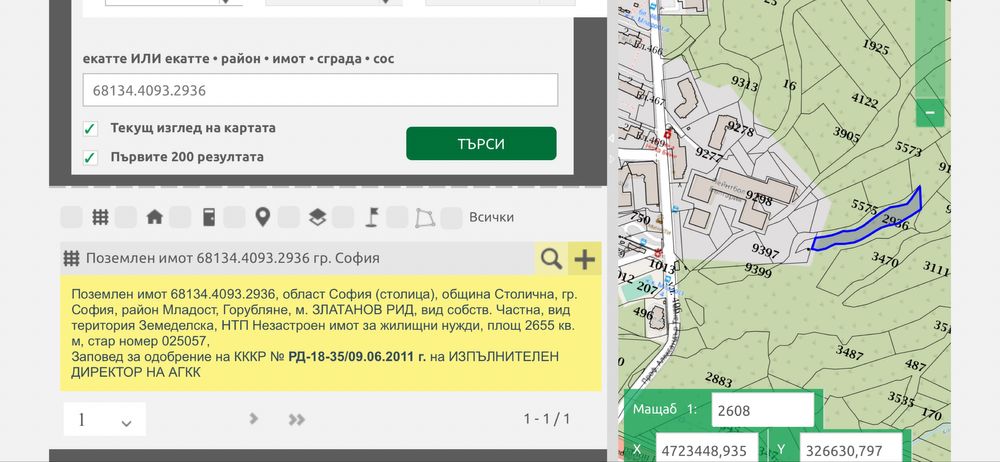 Земя Младост 4 2655дк