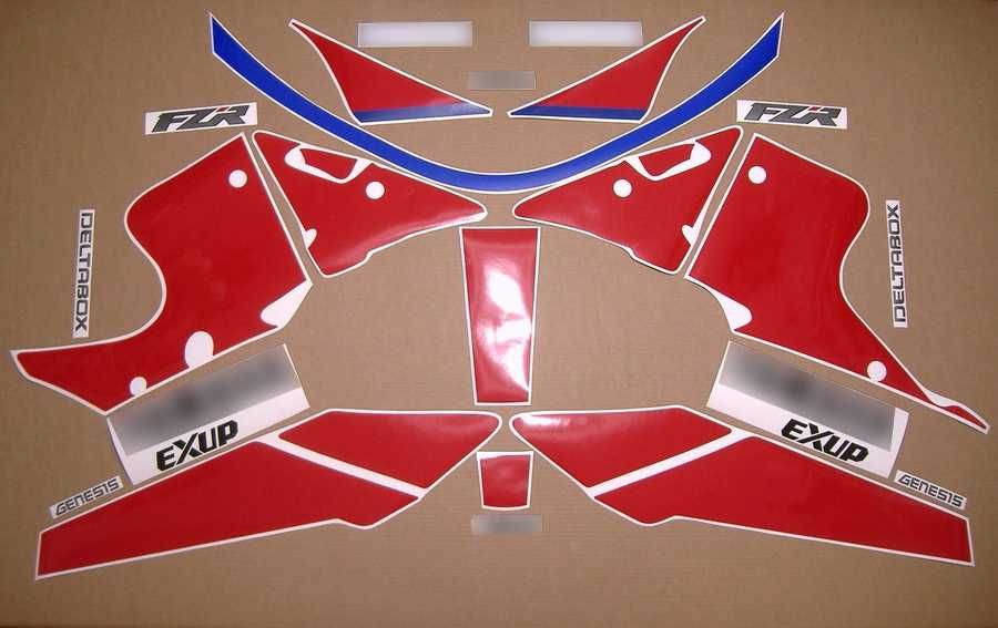 Стикери Yamaha 1000 FZR 1987г-1994г лепенки Ямаха фзр графики exup